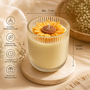 Sunflower Candle