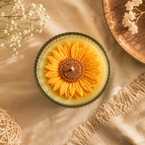 Sunflower Candle